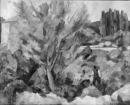Les bords de l'Arc près d'Aix-en-Provence", 1923, Luc-Albert Moreau
