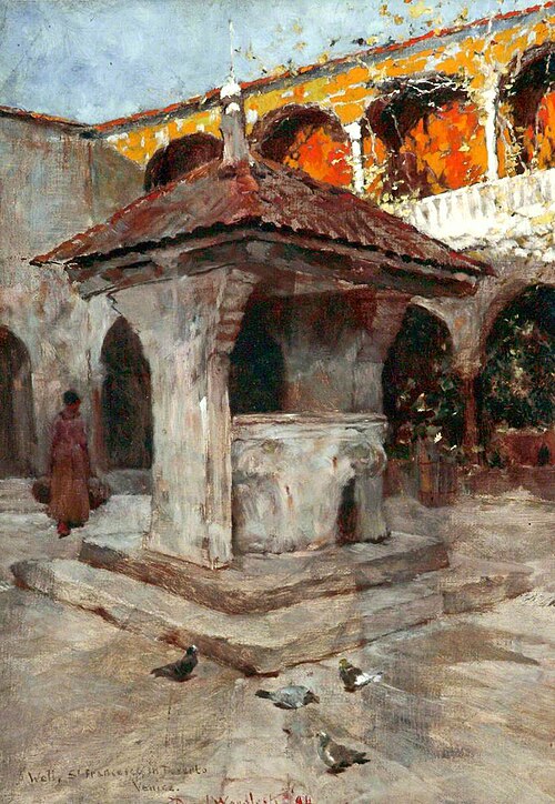 A Well, San Francesco del Deserto, Venice, 1894, David Woodlock
