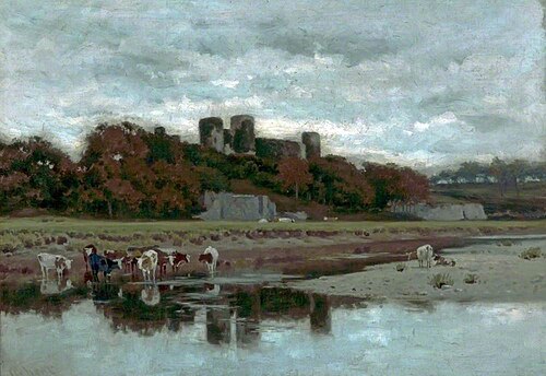 Rhuddlan Castle, 1885, Peter Ghent