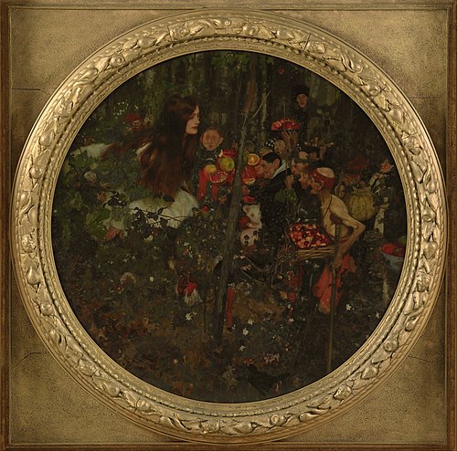 Goblin market, 1911, Frank Craig