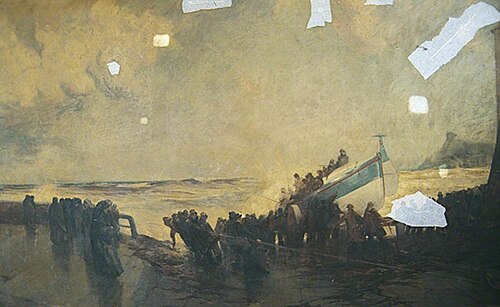Launching the Lifeboat, , William Arthur Howgate