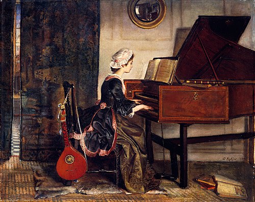With thy Sweet Fingers, 1883, Edith J. Hipkins