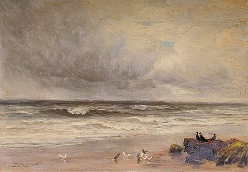 Sea Coast, 1887, Charles Thomas Burt