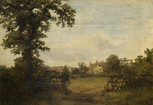 Metchley Park Farm, Harborne, 1845, Charles Thomas Burt