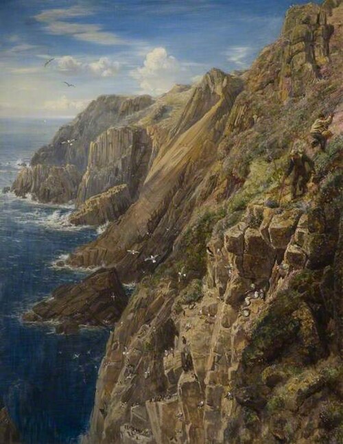 Lundy Island, 1857, Charles Thomas Burt