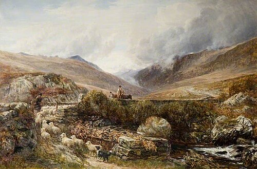Near Llanbedr, Barmouth, 1872, Charles Thomas Burt