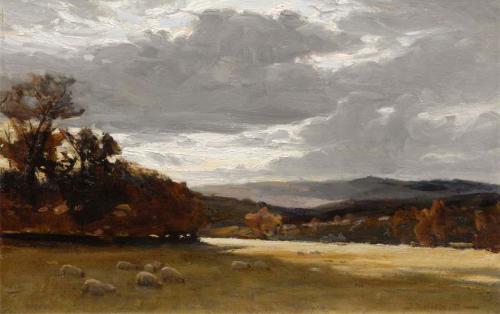 Near the Close of an Autumn Day, , Robert Buchan Nisbet