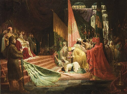 Submission to Charlemagne, 1903, Émile Baes