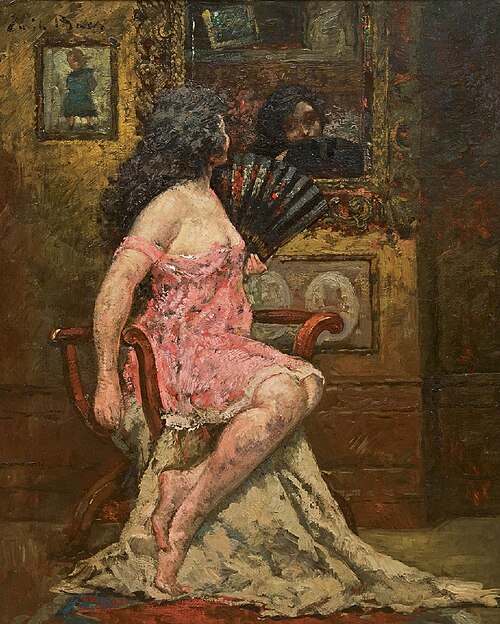 The Spanish fan, 1950, Émile Baes