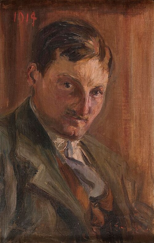 Portrait of a man, 1914, Émile Baes