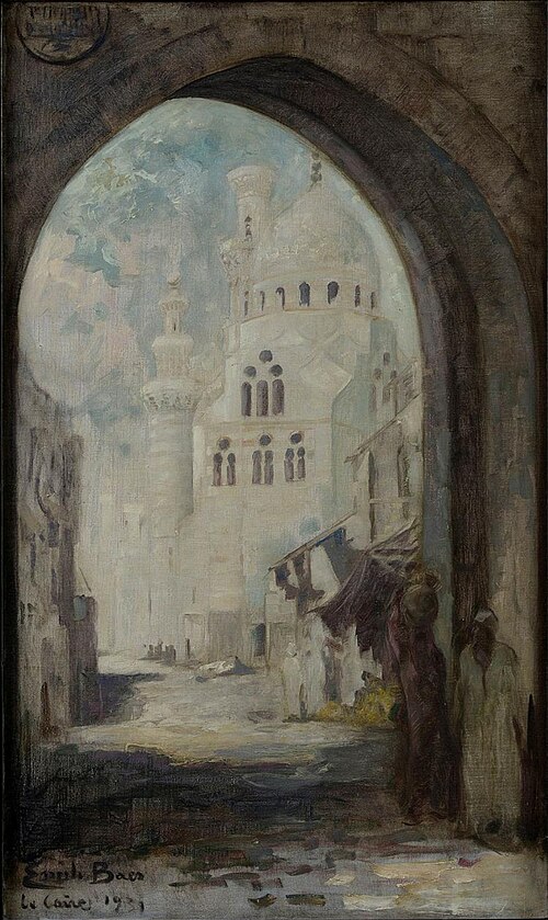 View of a cul-de-sac in Cairo, 1931, Émile Baes
