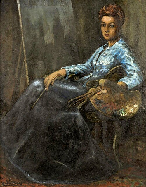 Portrait of Rachel Baes, 1943, Émile Baes
