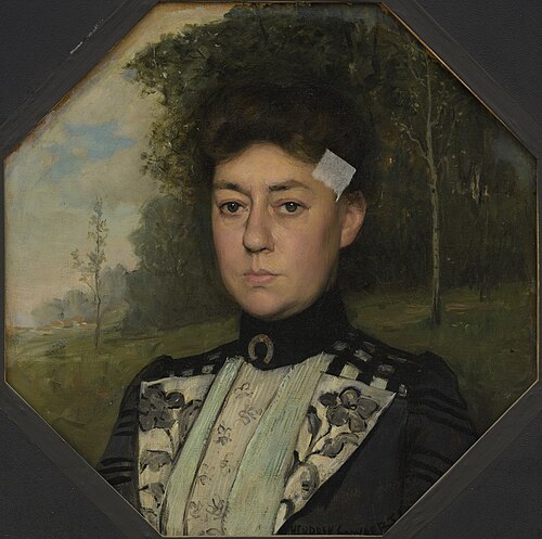 Portret Marie D.J. Colen, 1898, Henri Goovaerts