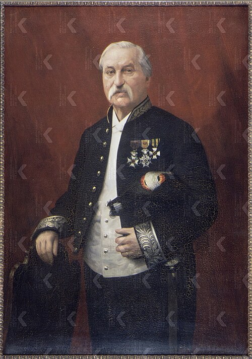 Portret van G.L.D. Franquinet, 1890, Henri Goovaerts