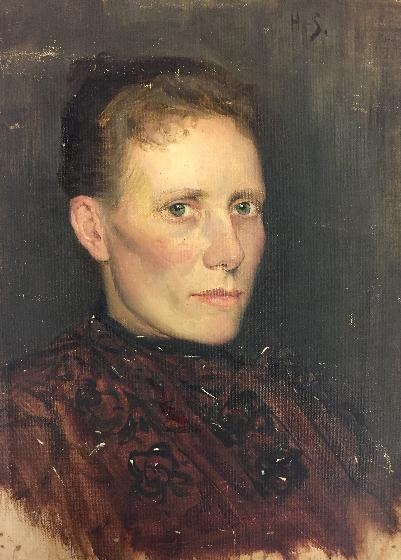 Portret van Lily Goovaerts, 1898, Henri Goovaerts