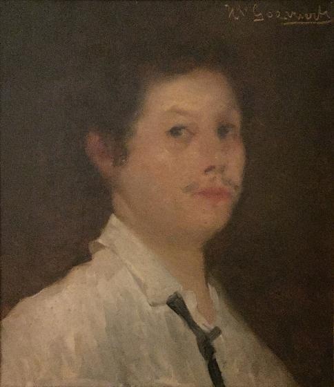 Zelfportret, 1883, Henri Goovaerts