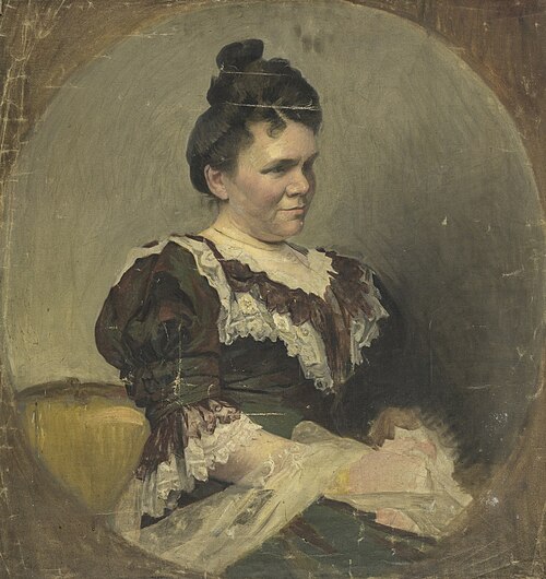 Damesportret, 1898, Henri Goovaerts