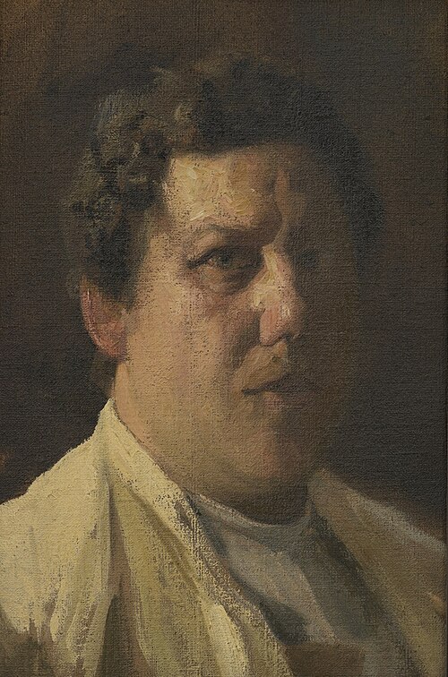 Zelfportret, 1898, Henri Goovaerts