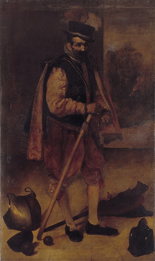 Portret van de hofnar van Philips IV, 1893, Henri Goovaerts