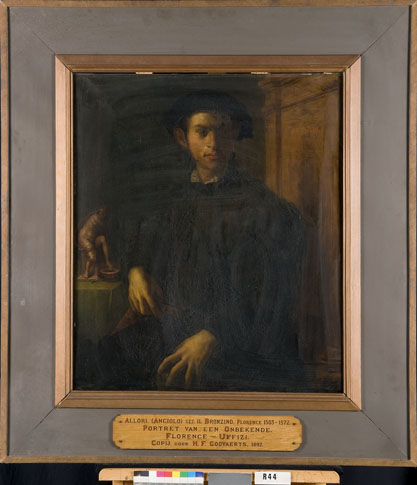 Portret van een kunstenaar, 1897, Henri Goovaerts