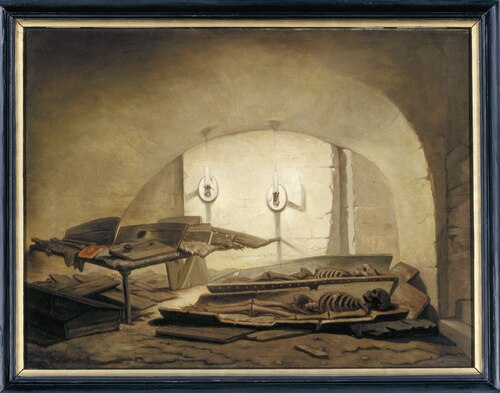 Crypt of Rubens' family at the St.-Jacobskerk in Antwerp, 1879, Hendrik Frans Schaefels