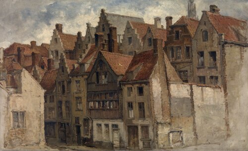 Old Houses, , Hendrik Frans Schaefels