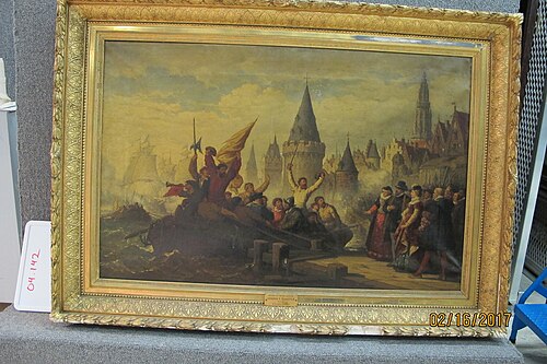 Return of the Sea Beggars, 1876, Hendrik Frans Schaefels
