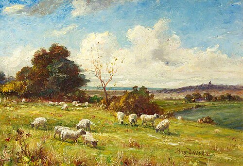 A Pastoral, 1910, James Hey Davies