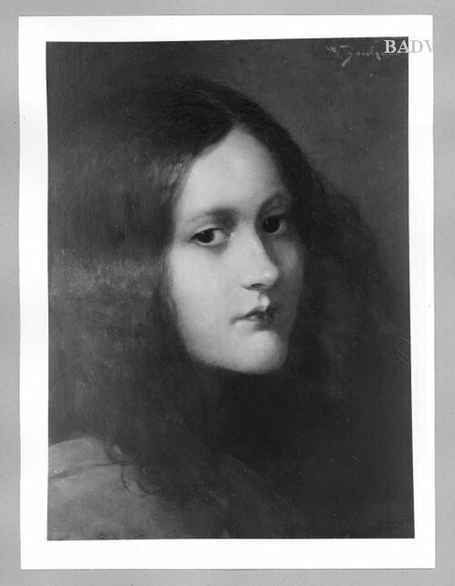 Head of a Lady, 1893, Georg Buchner
