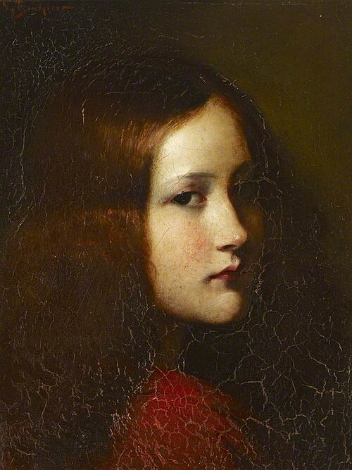 Portrait of a Young Girl, , Georg Buchner