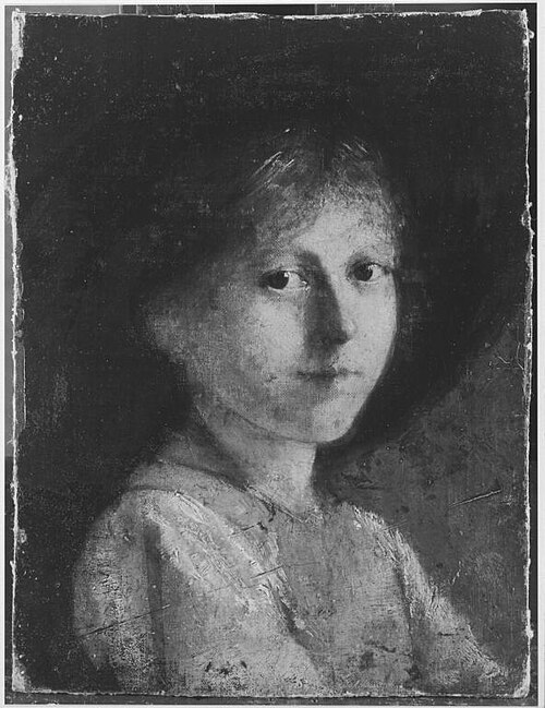 Weiblicher Kopf, 1885, Georg Buchner