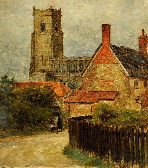 Landscape with a Church, , James Stevens Hill