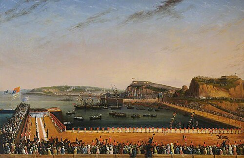 Queen Victoria and Prince Albert's Visit to Jersey, 1846, Philip John Ouless