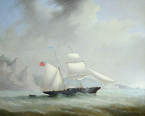 The 'Quiz' of Jersey, 1849, Philip John Ouless