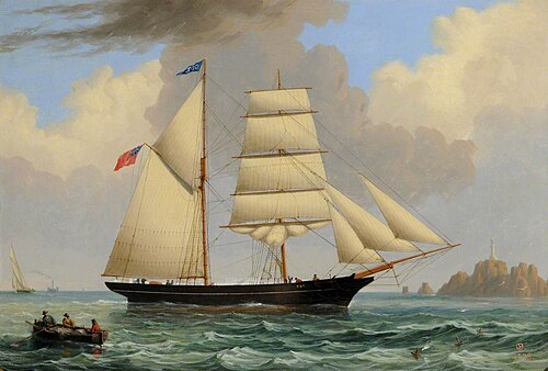 The Brig  'G. D. T.', 1878, Philip John Ouless