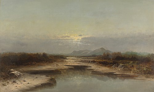 At the upper Isar, 1900, Otto Fedder
