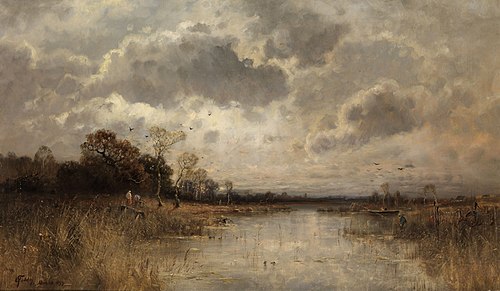 Weite Moorlandschaft, 1899, Otto Fedder