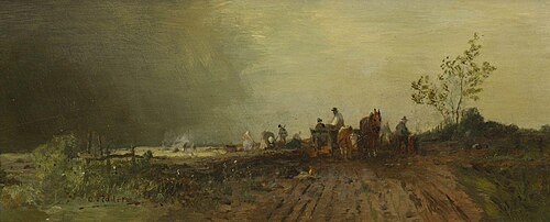 Farmers at the field work, , Otto Fedder