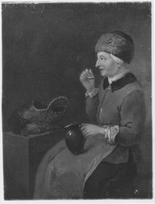 Die Suppenesserin, 1742, Norbert Joseph Carl Grund