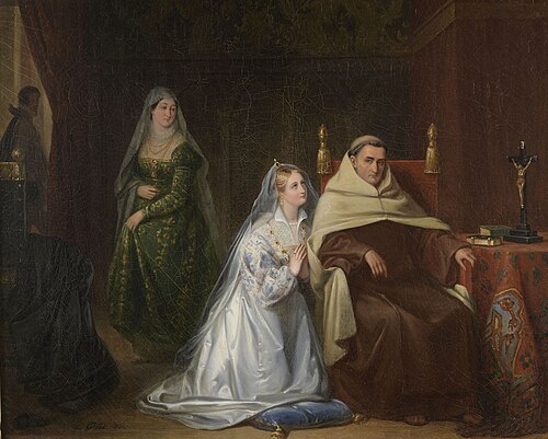 Violetta's Confession, 1834, Charlemagne Oscar Guet