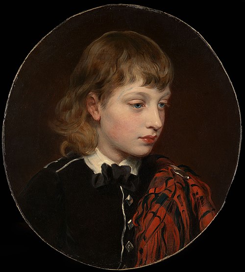 Prince Albert Victor of Wales (1864-1892) (after Sant), 1871, James Godsell Middleton