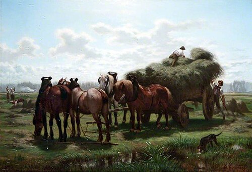 Haymaking, , Charles Coumont