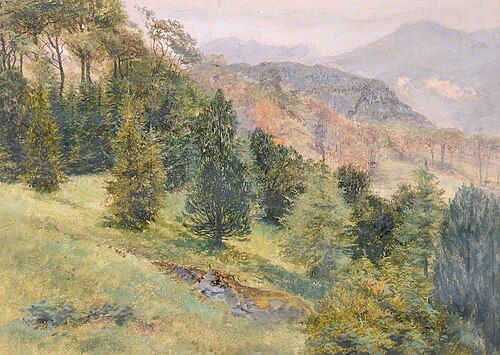 Beddgelert Vicarage, 1880, Frederick William Hayes