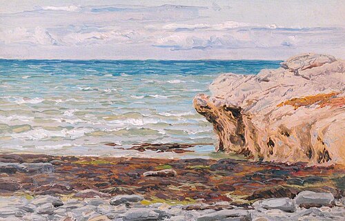 Sea and Rock, 1880, Frederick William Hayes