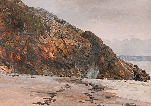 Twilight, Criccieth, 1880, Frederick William Hayes