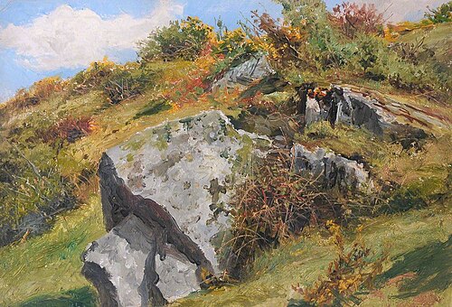 Rocks, 1880, Frederick William Hayes
