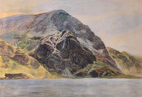 The Wolf's Castle, Llyn Cwellyn, 1880, Frederick William Hayes