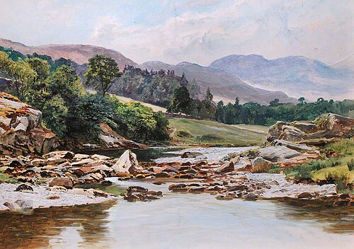 The Glaslyn River, 1882, Frederick William Hayes
