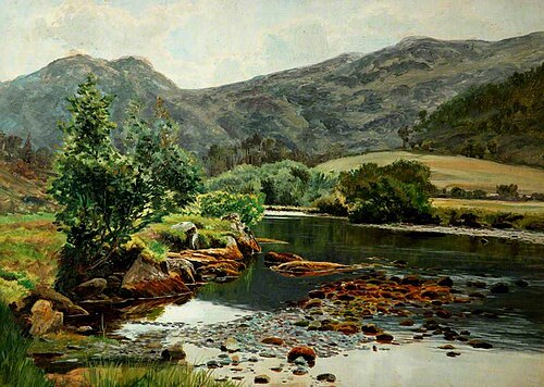 On the Glaslyn River, 1883, Frederick William Hayes