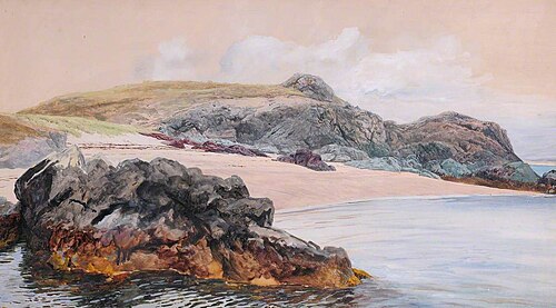 Porth Y Gwenith (unfinished), 1884, Frederick William Hayes